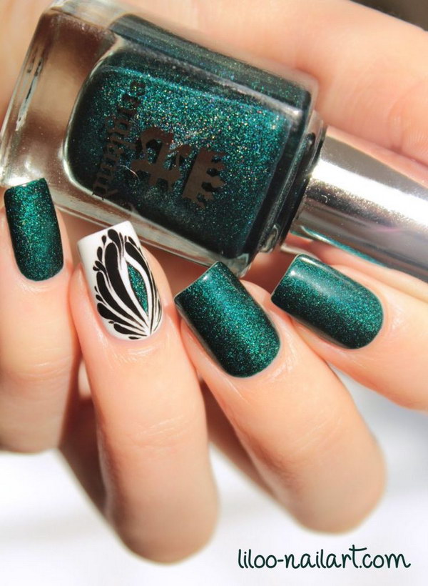 40 Elegant and Amazing Green Nail Art Designs That Will Inspire You