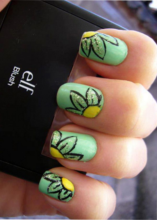 40 Elegant and Amazing Green Nail Art Designs That Will Inspire You