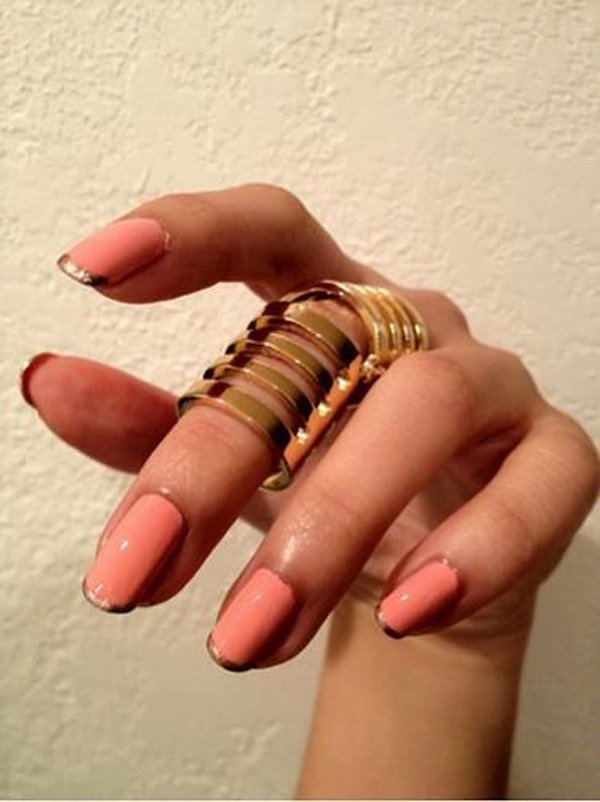 French Manicures on Pinterest