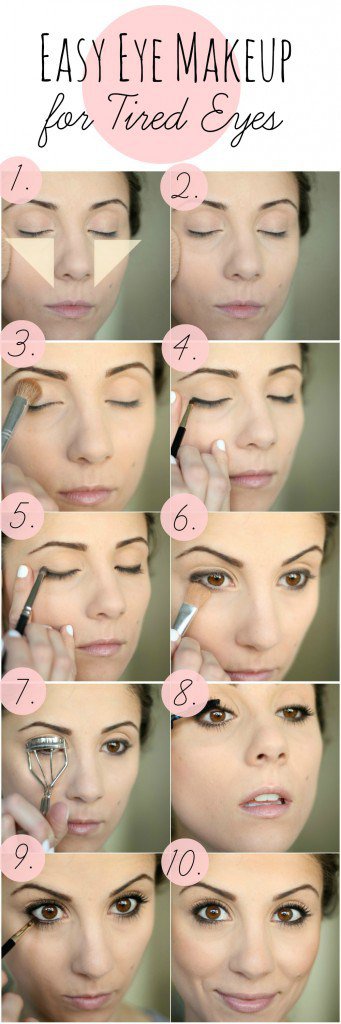 Makeup trick for tired eyes