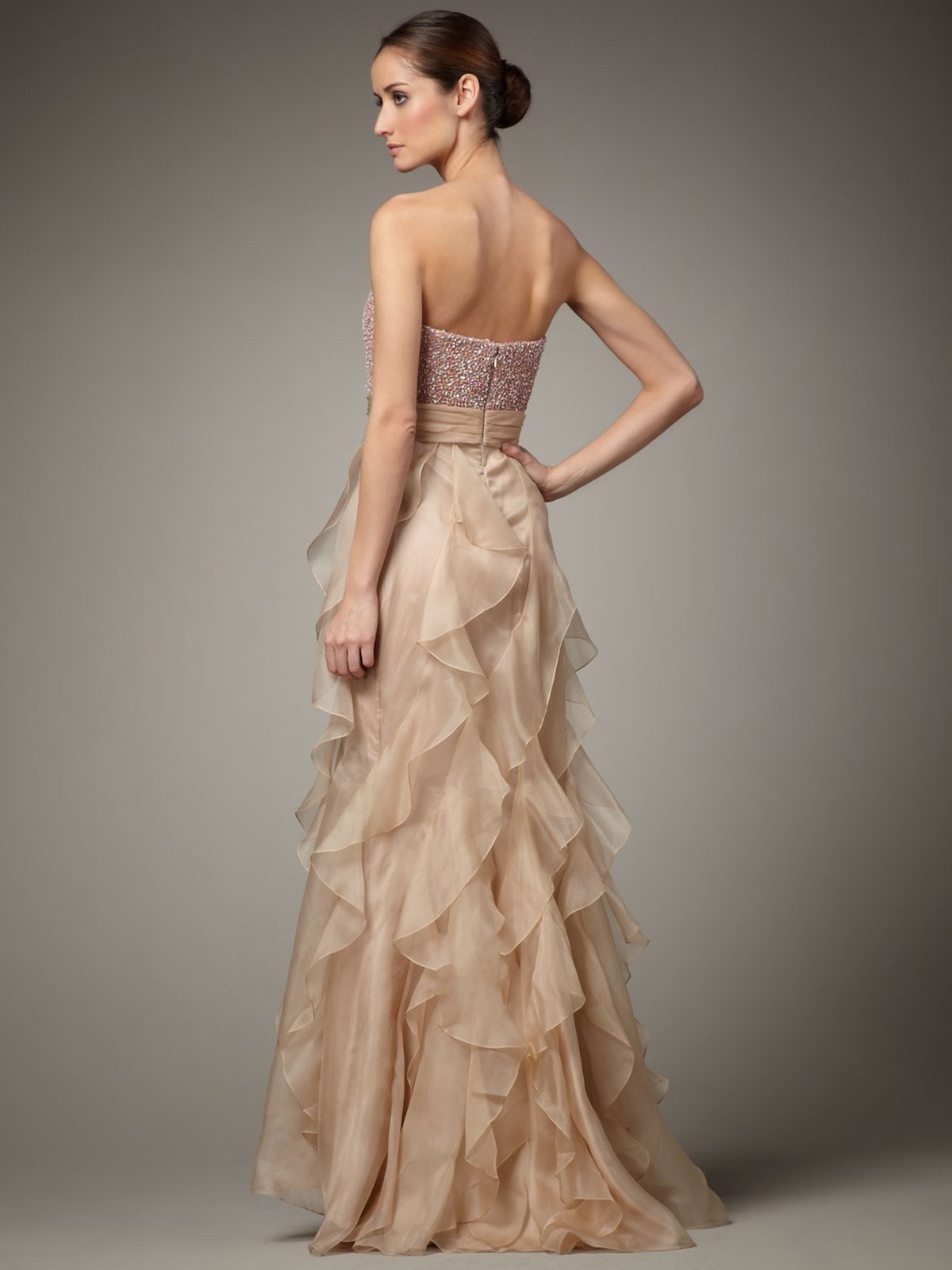 Champagne-Colored-Prom-Dress