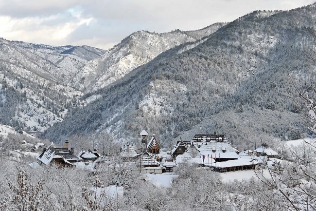 Drvengrad Bosnia - The film set