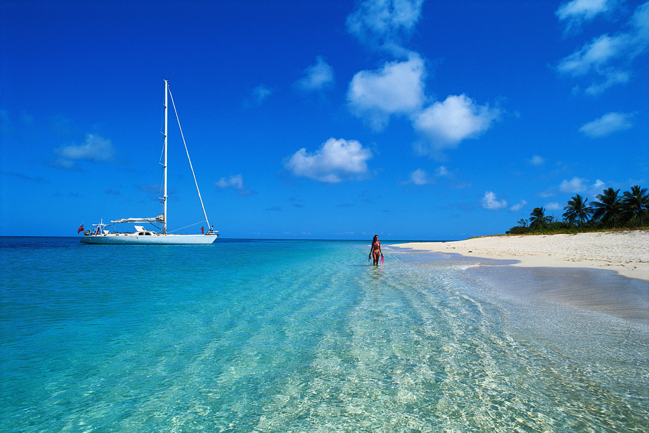 Shallow Aqua Waters Along St. Croix St. Croix, Virgin Islands