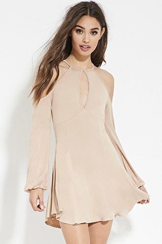 Open-Shoulder Cutout Dress