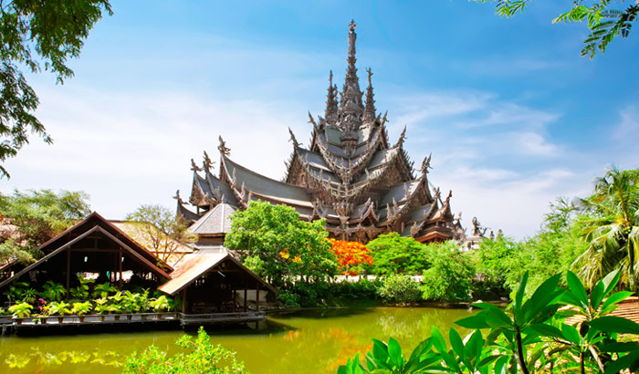 Prasat Sut Ja-Tum or the Monastery of Truth, Pattaya, Thailand