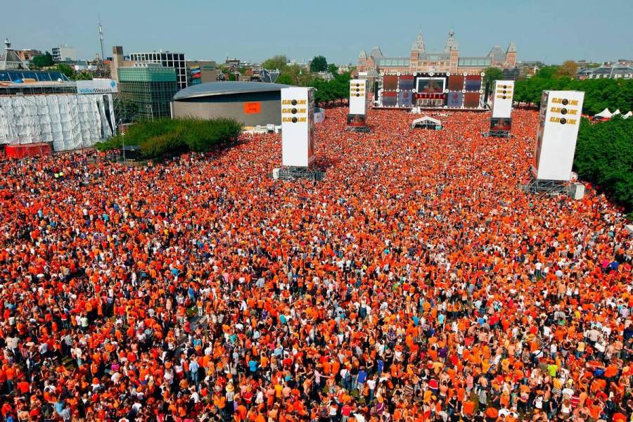 Queen's Day in Amsterdam, Netherlands