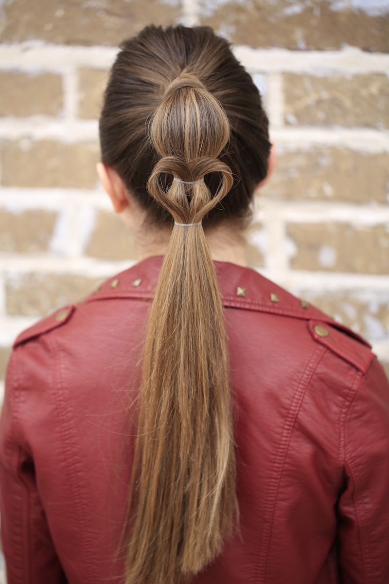 Cute Heart Ponytail