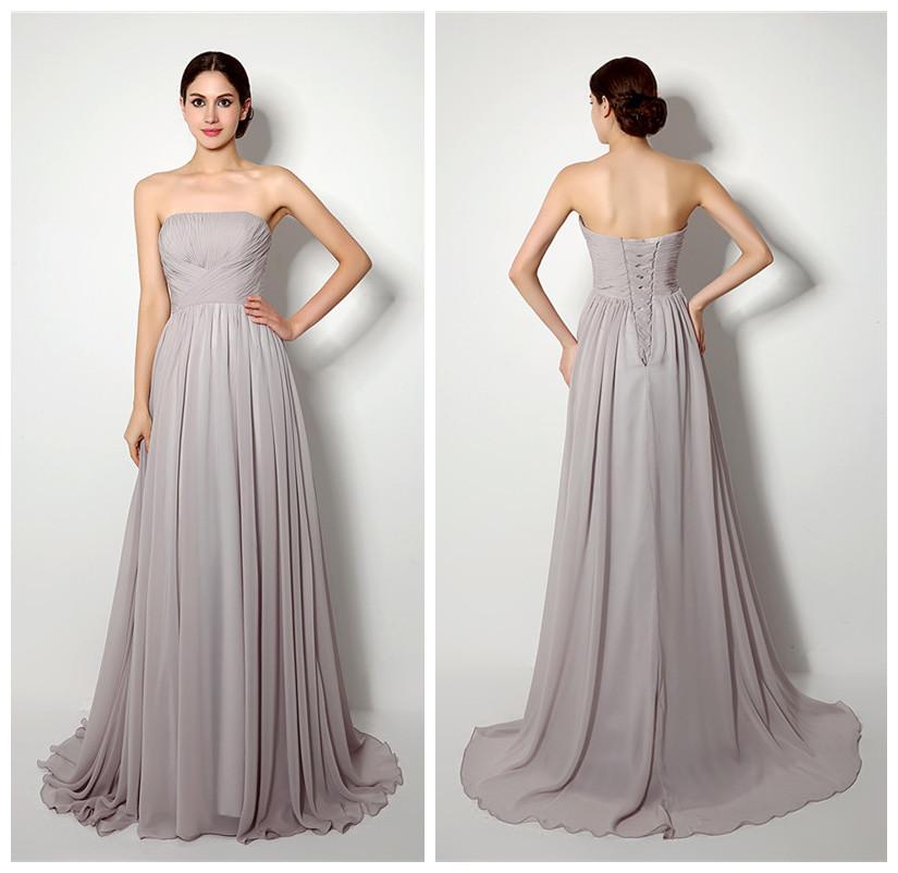 Long Woman Chiffon Sexy Prom Dress