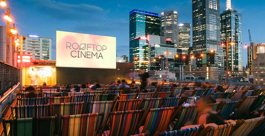 Rooftop Cinema - beautiful movie locations