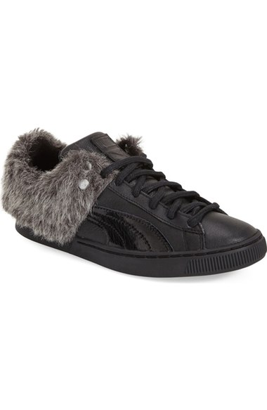 Faux Fur Sneaker (Women)