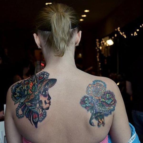 Full Color Shoulder Blade Pieces.