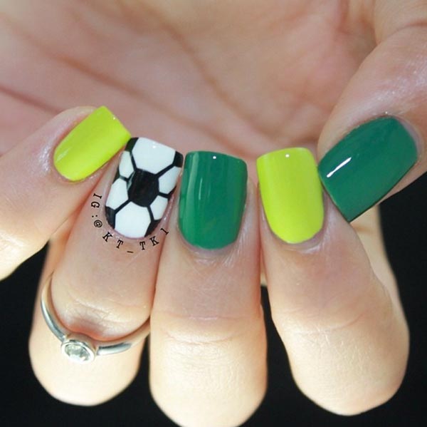 football-nail-design