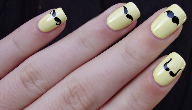 moustache-nails