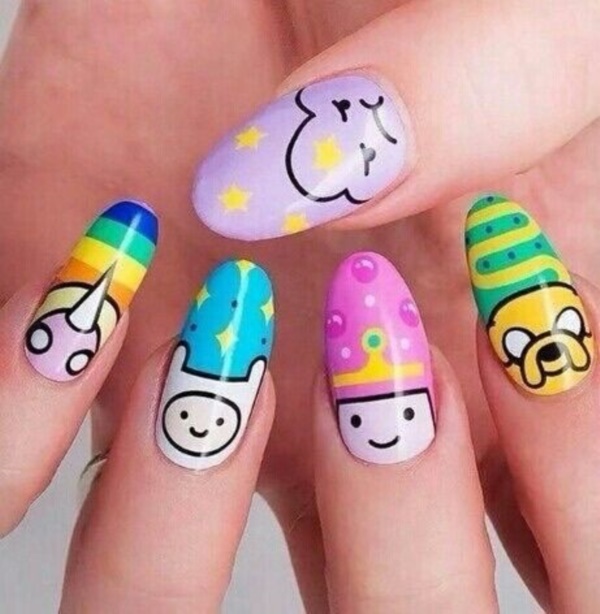 adventure-time-nail-art