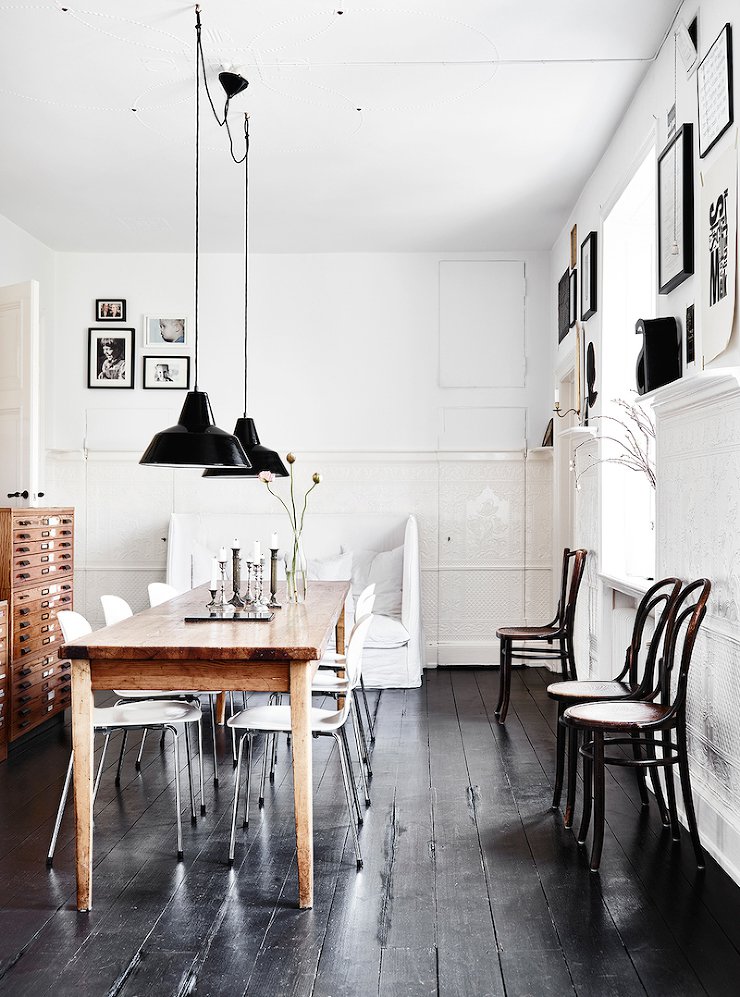 black-and-white-scandinavian-style-diing-room