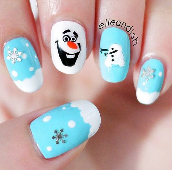 blue-and-white-snowman-nails