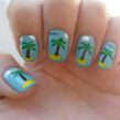 50+ Palm Tree Nail Art Ideas That You Will Love