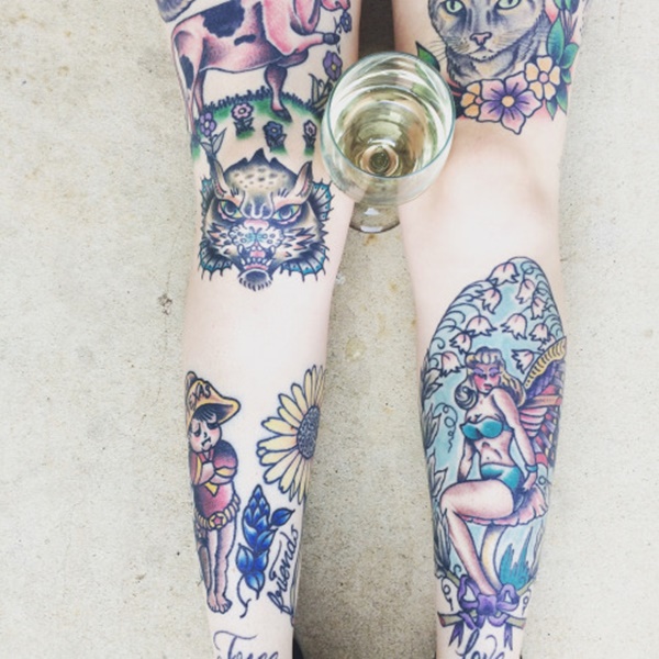 45 Incredible Leg Tattoo Designs for Women