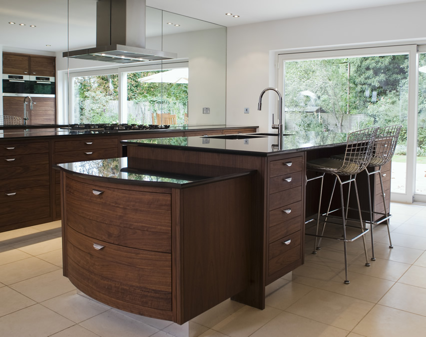 luxury-wood-kitchen-island