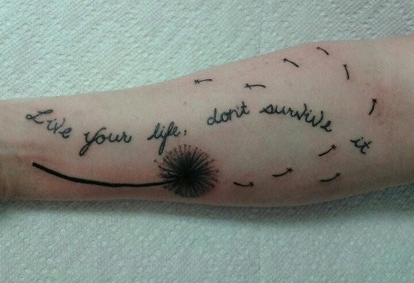 dandelion-tattoo-on-wrist