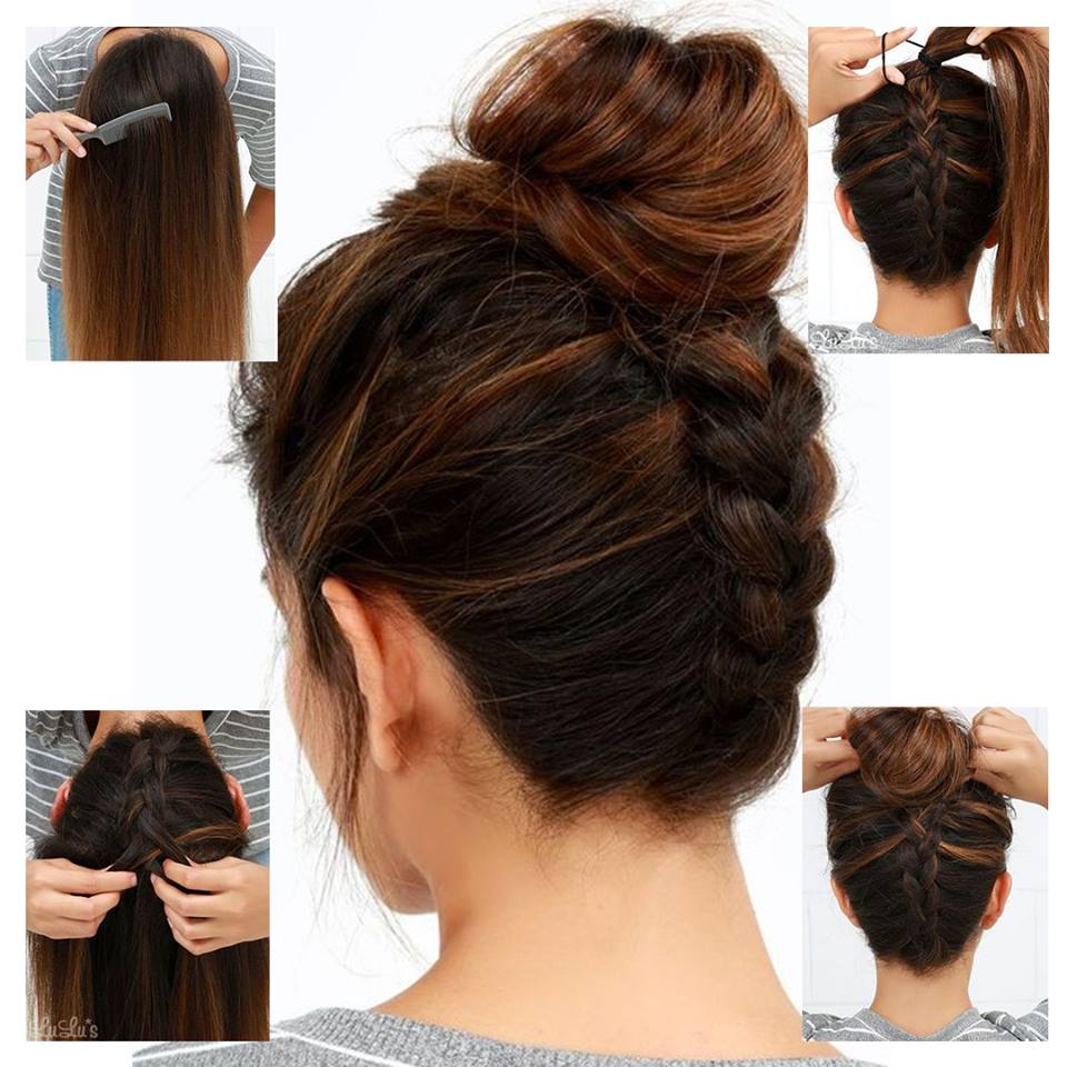 Fantastic Top Knot Routine with the 6-Step Reverse Braided Bun