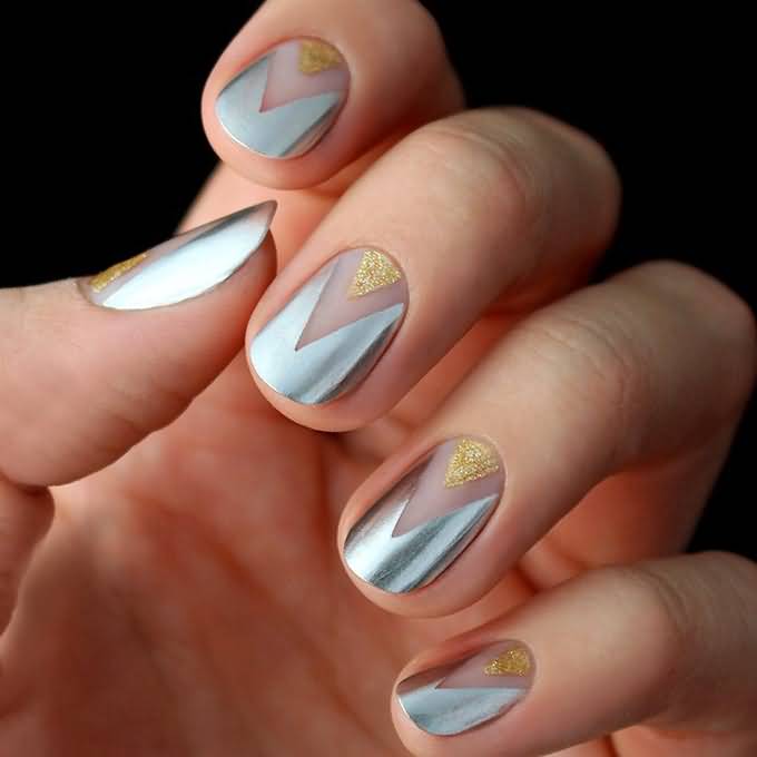 gold-and-silver-bridal-metallic-nail-art-ideas