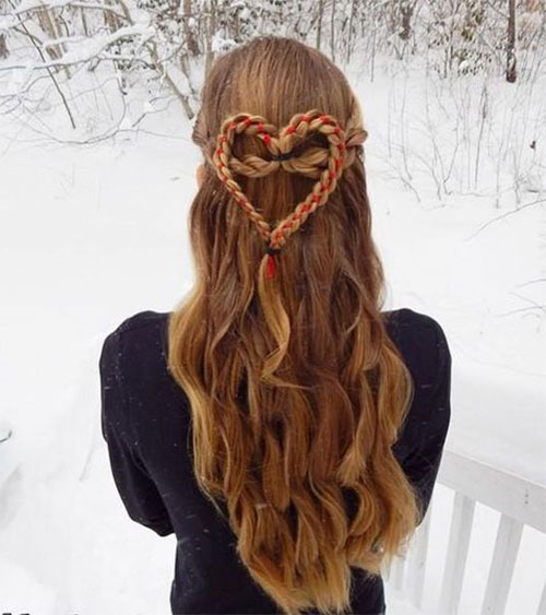 Romantic Hairstyles For Valentine's Day