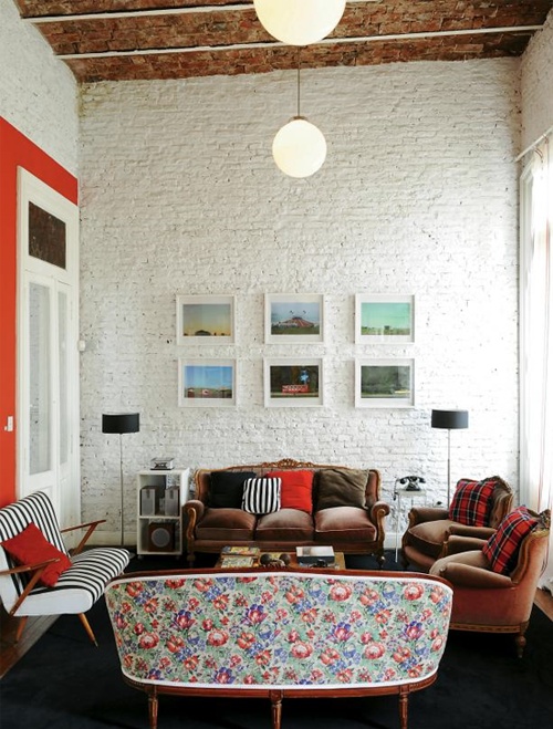 Brick Wall Ideas For Living Room