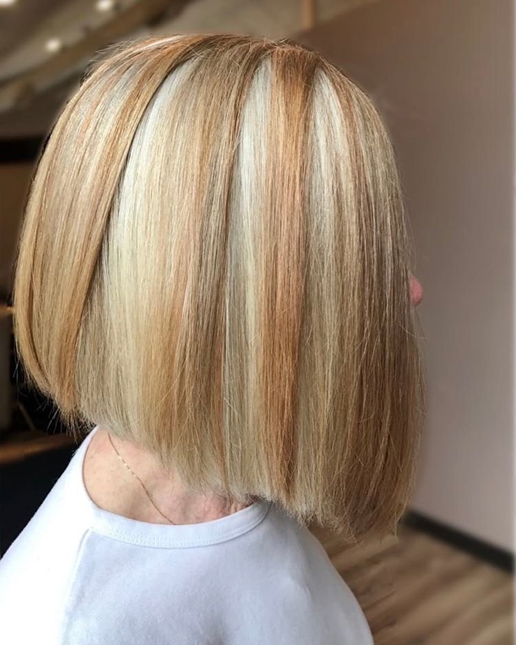 I love precision cutting because it leaves you so exposed. There is nothing to hide here. Her natural color coming through that lowlights is everything. 💁🏼