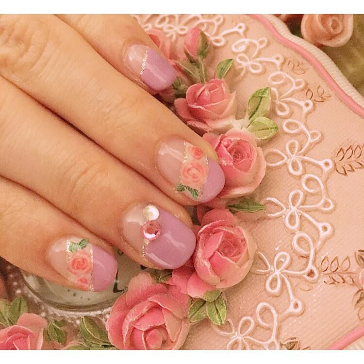 Light Pink Nail Design