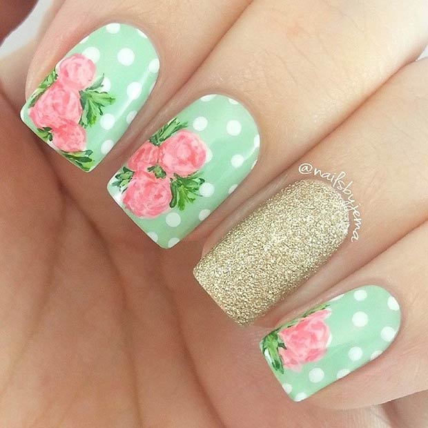 POLKA DOT + FLOWERS DESIGN