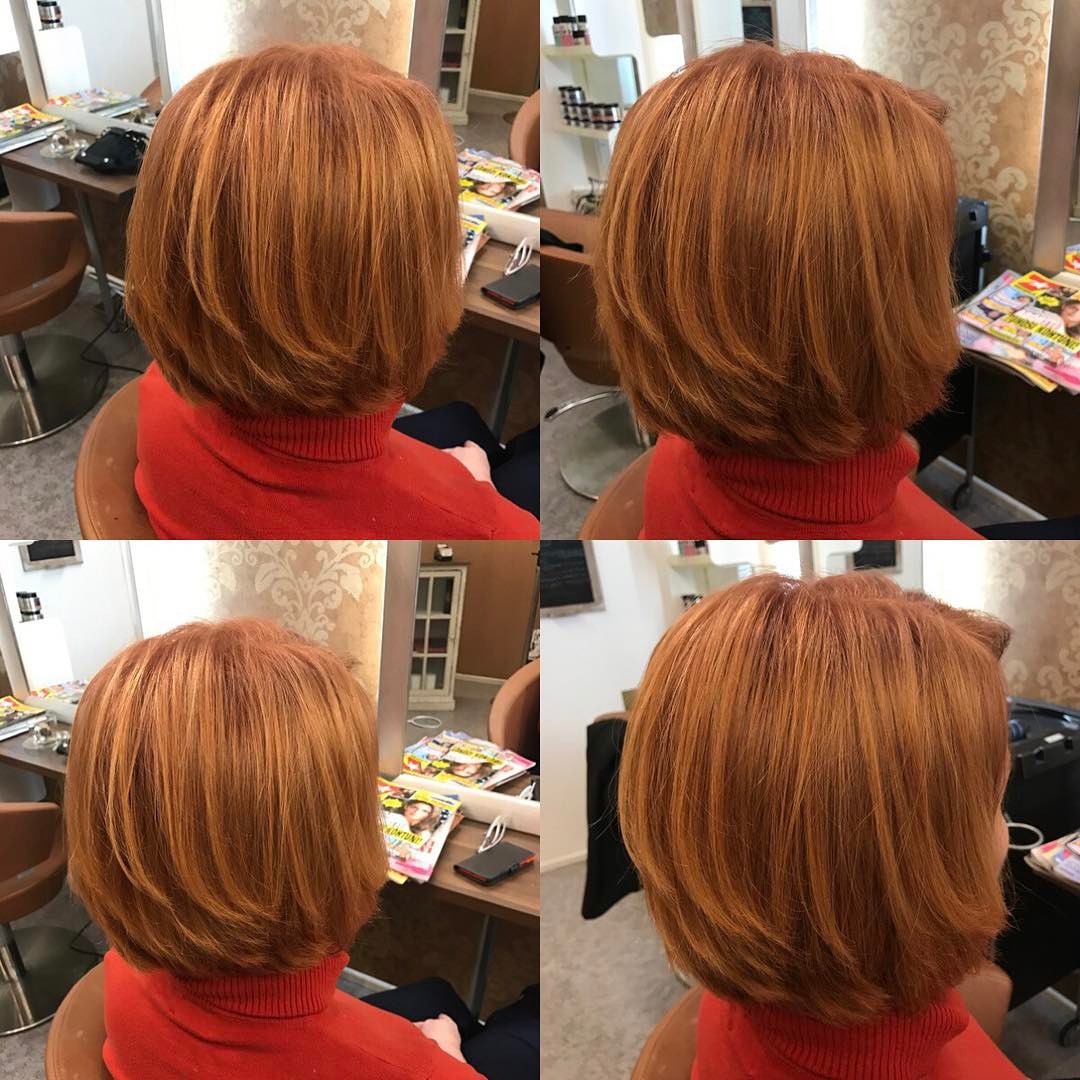 #blorange #copper #copperhair #copperhaircolor #redhead #haircolor #haircolour #haircoloring #haircolorist #longbob #haircut #goldwell