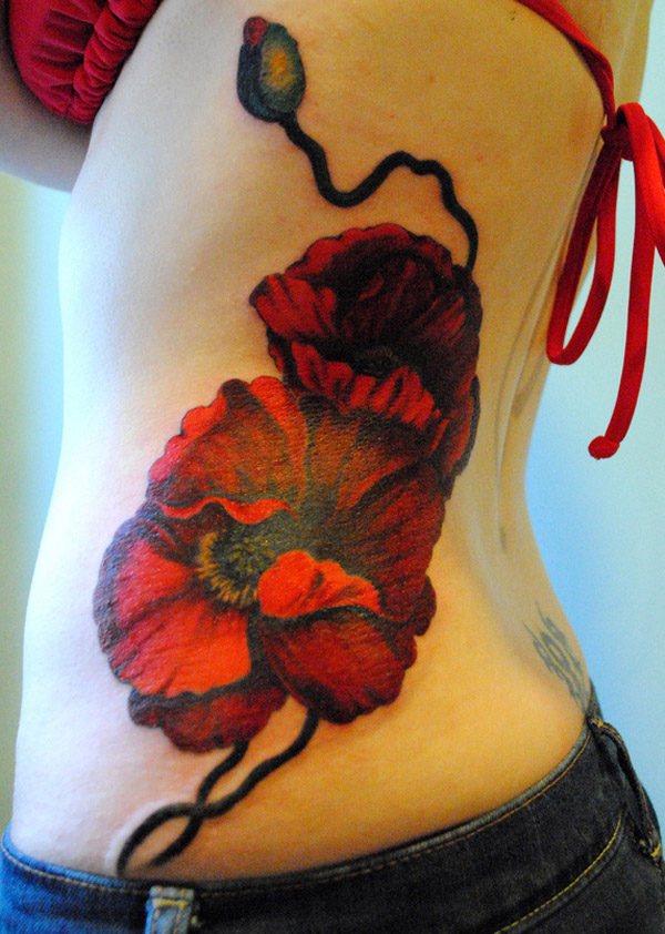 flower tattoo for girl