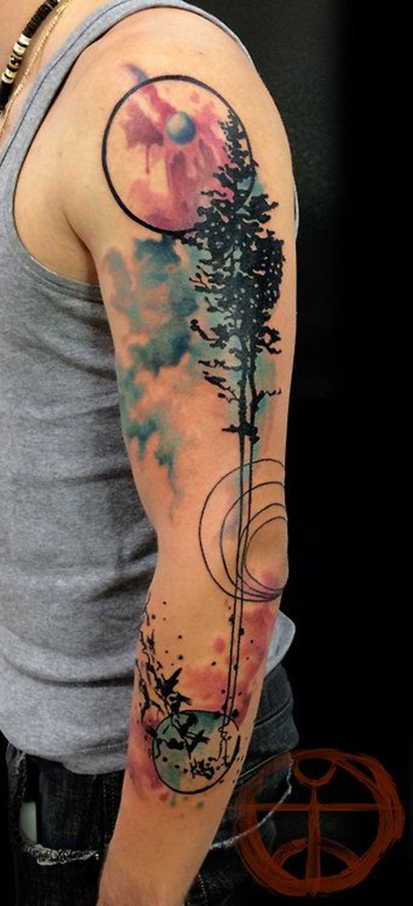 Abstract sleeve