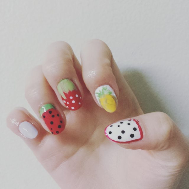 #fruitnails #fruits #nailart #nails #fruitnailart