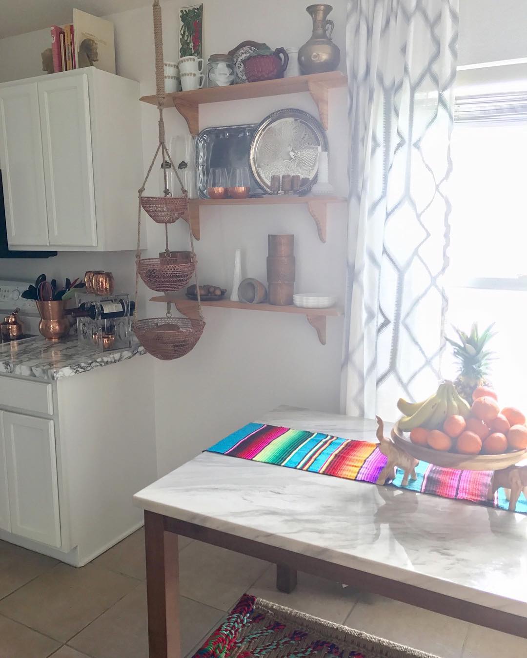 #kitchenshelves #openshelving #boho #eclectic #bohemian #homedecor