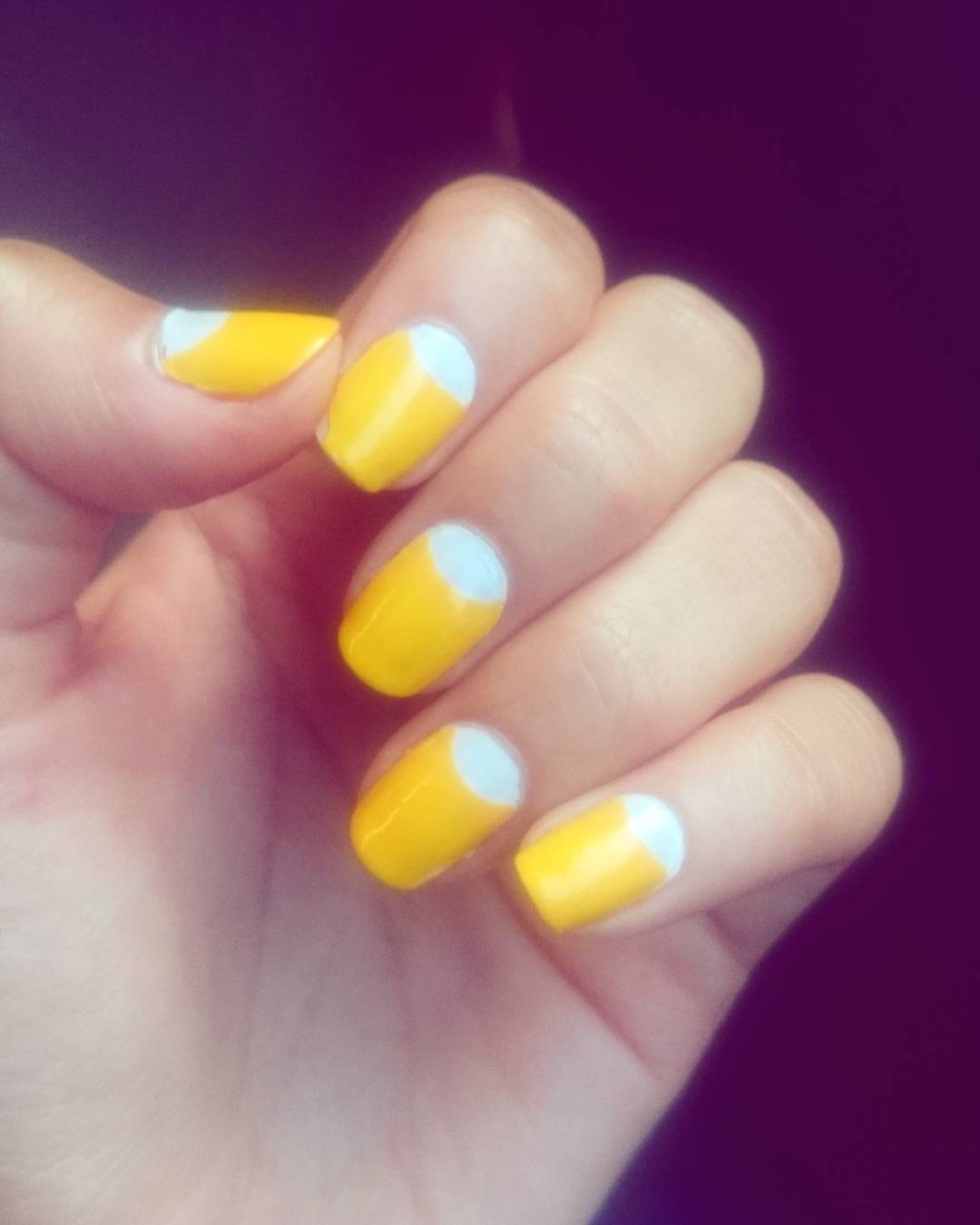 #nailart #yellownailart #nails #summernails #Light #happy #easynailart