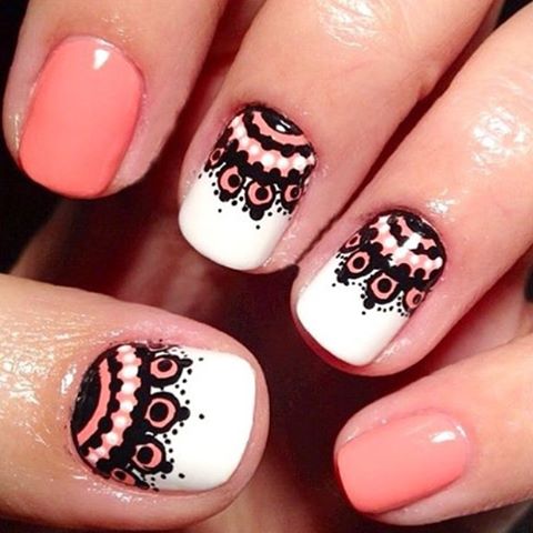 #nailartdesign #nailpolishdesign #whitenailpolish #whitenailart #nailart #nail #nails #nailpolish #blacknailpolish #blacknails