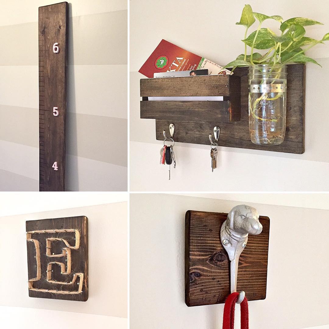 #pallet #reclaimedwood #coatrack #whiteboard #organizer