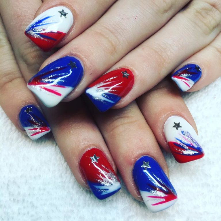 55 Amazingly Patriotic 4th July Nail Art Ideas