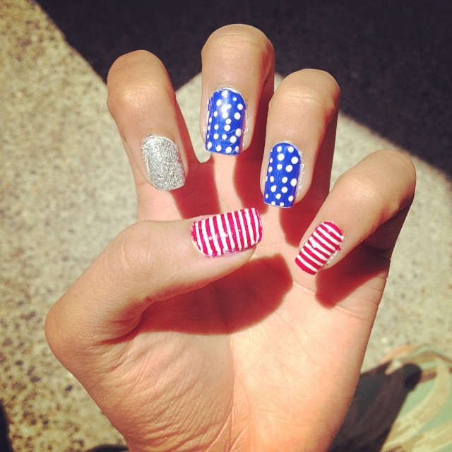 Happy 4th of July everyone! #nails #nailart #nailpolish #4thjulynails #4thofjuly