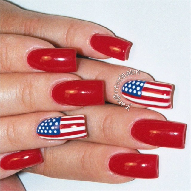 #nailart #july4thnails #4thjulynails #nailstagram