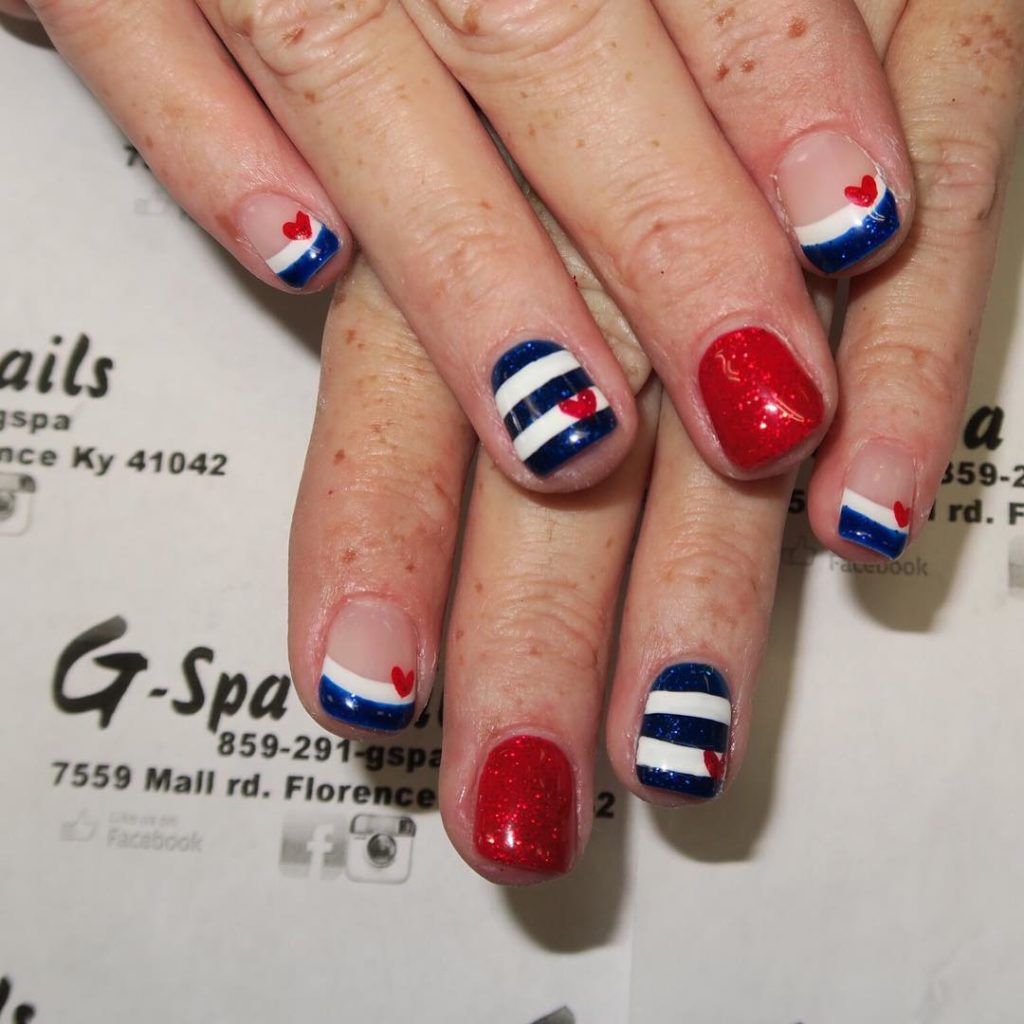 55 Amazingly Patriotic 4th July Nail Art Ideas