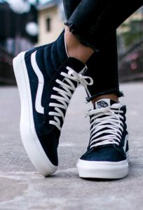 Stylish Pair of Van Sneakers to Enjoy a Comfortable Day