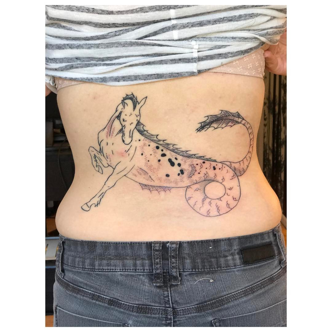 #horse #horsetattoo #appaloosa #appaloosatattoo #hippocampus