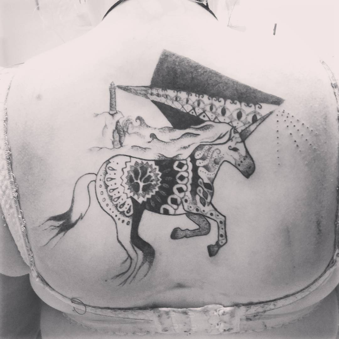 #tattoo #horsetattoo #unicorntattoo #unicorn #dotwork