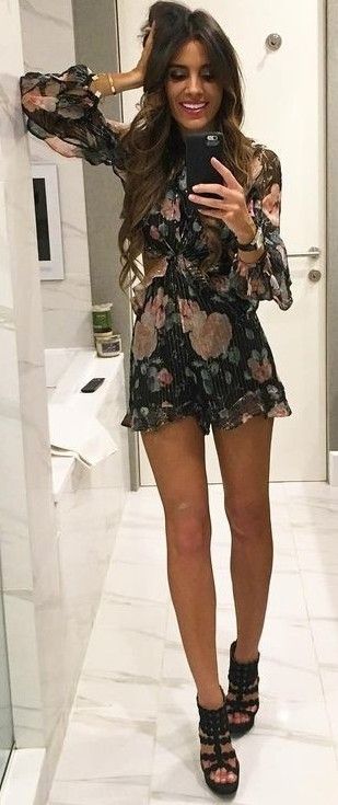 Floral Romper