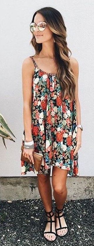 Floral Swing Dress