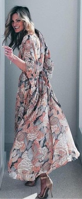 Twirling Floral Maxi dress