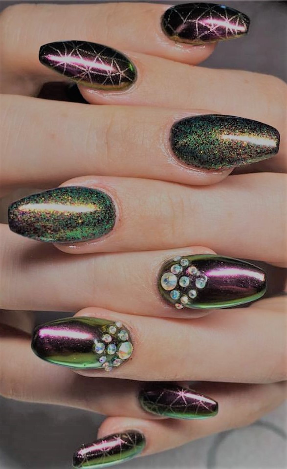 Fabulous Metallic Nail Art